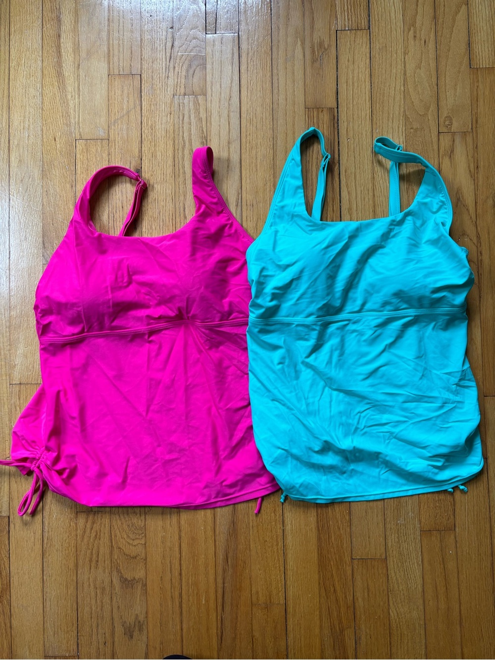 NWT Women’s Daci XL Swim Tops Tankini Lot of 2 Pink Turquoise